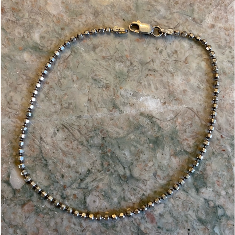 ITALY .925 SILVER Bracelet/Anklet (Marked)